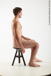 Nude Man White Standing poses - ALL Slim Brown Standing poses - simple Realistic